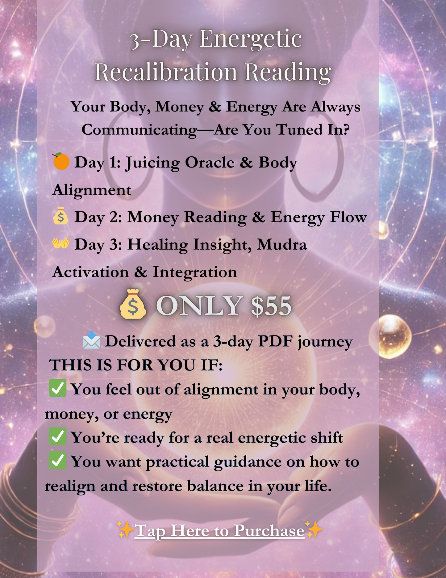 3-Day Energetic Recalibration Reading